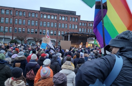 Zuschauer Kundgebung