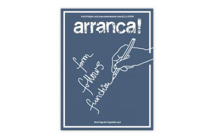 arranca! #49: Form follows function Cover der arranca! #49: Form follows function