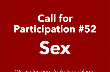 arranca Call for Participation: #52 Sex