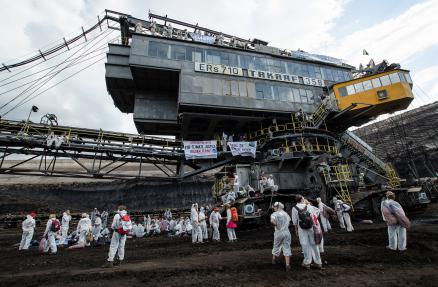 Ende Gelände 2016 Kohlebagger Besetzung