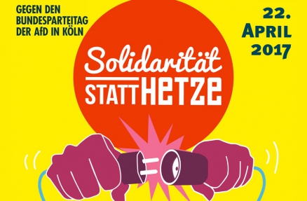 Protest gegen AfD-Parteitag in Köln, April 2017 Protest gegen AfD-Parteitag in Köln, April 2017